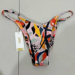 Luxsea Women's Vibrant Multicolor Bikini Bottom